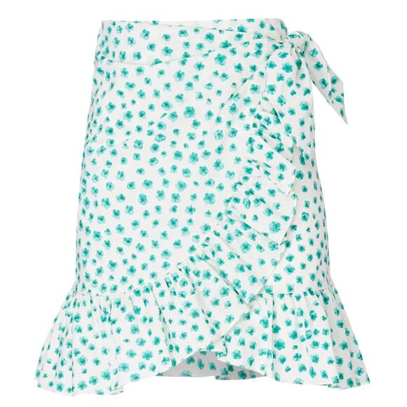 Rebecca Taylor Emerald Daisy Skirt EUC Size 4 - Picture 2 of 3